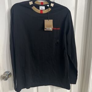 Burberry long sleeve shirt with imperfections front and back size M